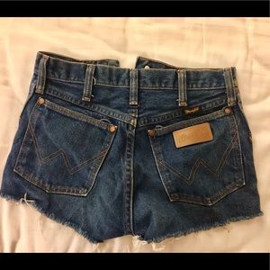Vintage Wranglers high waisted shorts